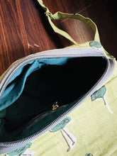 Load image into Gallery viewer, Flamingo Green Love - Rectangle Sling Bag