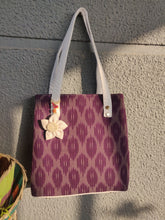 Load image into Gallery viewer, Tote Bag Ikat Purple