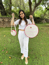 Load image into Gallery viewer, Round Sling Bag Mini - White On My Mind