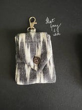 Load image into Gallery viewer, Sooti airpod cover in ikat white &amp; grey