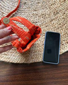 Mobile Sling Bag - Ikat Orange