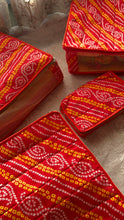 Load image into Gallery viewer, Sooti Wardrobe Organiser Combo - Red |  1 Saree + 1 Blouse + 1 Petticoat + 1 Lingerie + 1 Jewellery | Wedding Trousseau | Exclusive Collection