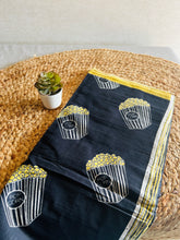 Load image into Gallery viewer, Saree - Popcorn Black