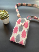 Load image into Gallery viewer, Mobile Sling Bag - Ikat White