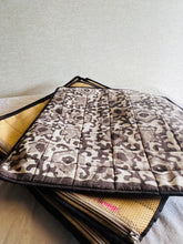 Load image into Gallery viewer, Sooti Saree Organizer - Dabu Brown | Comes With 5 Saree Sleeves and a Cloth Bag