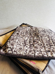 Sooti Saree Organizer - Dabu Brown | Comes With 5 Saree Sleeves and a Cloth Bag