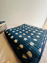 Load image into Gallery viewer, Sooti Saree Organizer - Indigo Polka | Comes With 5 Saree Sleeves and a Cloth Bag