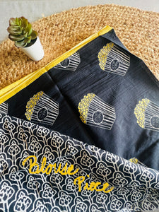 Saree - Popcorn Black