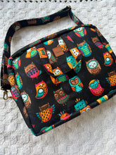 Load image into Gallery viewer, Diaper Bag - Owl Love Black | PREORDER