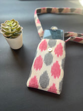 Load image into Gallery viewer, Mobile Sling Bag - Ikat White