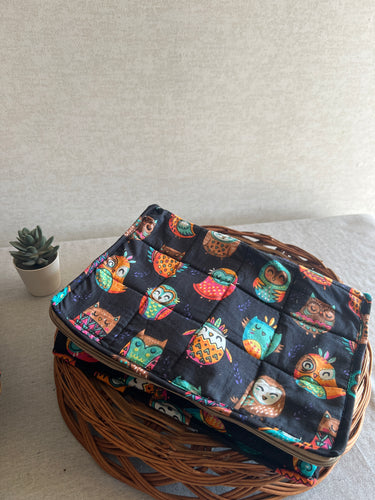 Kids Organiser - Owl Love Black