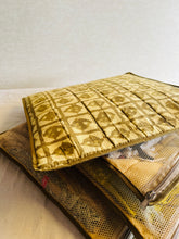 Load image into Gallery viewer, Sooti Saree Organizer - Dabu Green | Comes With 5 Saree Sleeves and a Cloth Bag