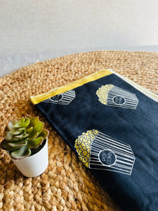 Saree - Popcorn Black