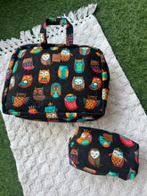 Load image into Gallery viewer, Diaper Bag - Owl Love Black | PREORDER