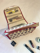 Load image into Gallery viewer, Sooti Travel Make-up Pouches With Flap - Lotus White