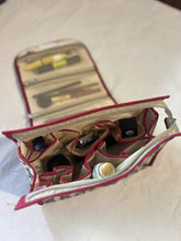 Load image into Gallery viewer, Sooti Travel Make-up Pouches With Flap - Lotus White