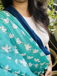 Saree - Birdie Green