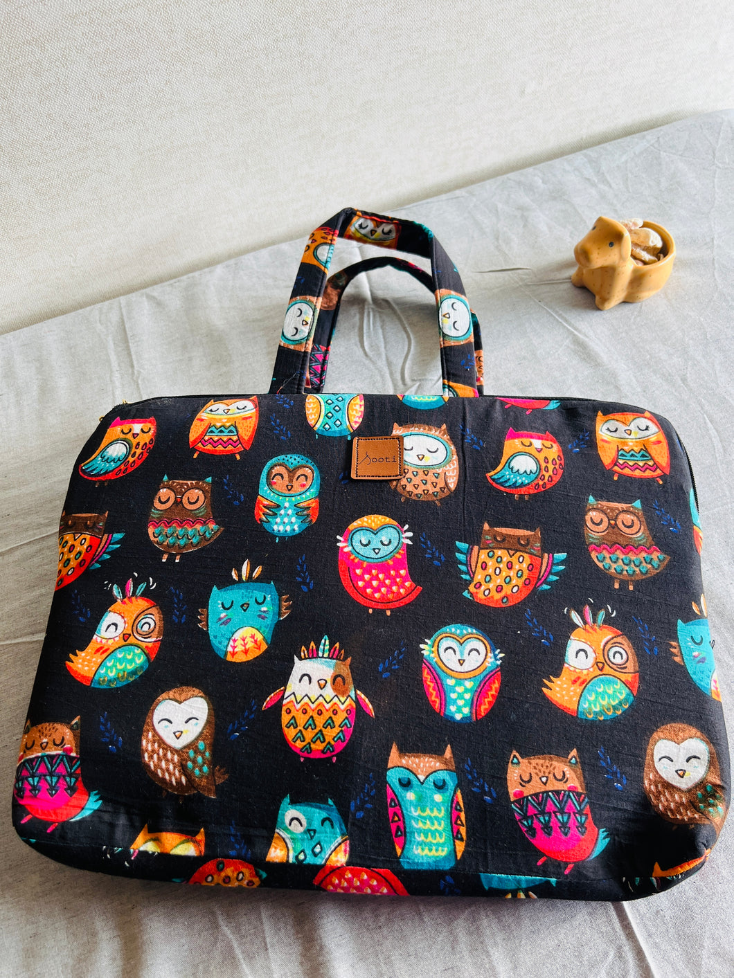 MacBook | Laptop Sleeve - Owl Black