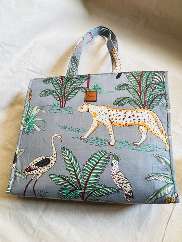 Workaholic Tote Bag - Jungle Print