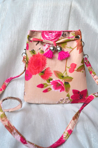 Sooti Jhola Bag – Festive Cream Floral - Sooti.in