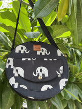 Load image into Gallery viewer, Round Sling Bag for casual outings, perfect for quirky lovers.