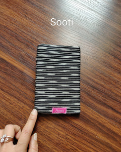 Sooti Passport Cover - Ikat Black - Sooti.in