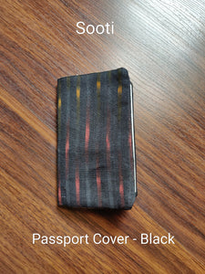 Sooti Passport Cover - Black - Sooti.in