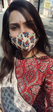 Load image into Gallery viewer, Sooti Face Mask - Ajrakh Size L - Sooti.in