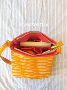 Sooti Sling Bag - Ikat Mustard Yellow