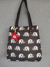 Load image into Gallery viewer, Tote Bag Elephant Love