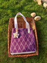 Load image into Gallery viewer, Tote Bag Ikat Purple