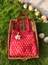 Load image into Gallery viewer, Tote Bag - Bagh Red