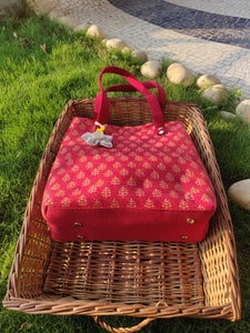 Tote Bag - Bagh Red