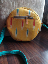 Load image into Gallery viewer, Round Sling Bag - Mustard Yellow