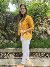 Load image into Gallery viewer, Round Sling Bag Mini - Tropical Yellow
