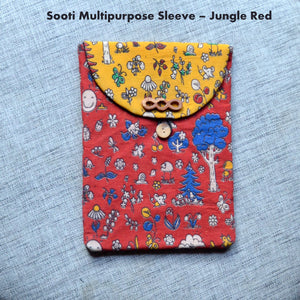 Sooti iPad Sleeve – Jungle Red - Sooti.in