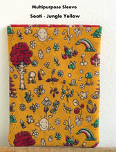Load image into Gallery viewer, Sooti iPad Sleeve – Jungle Yellow - Sooti.in