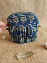 Load image into Gallery viewer, Lotus Blue - Ruffle Pouch Bag