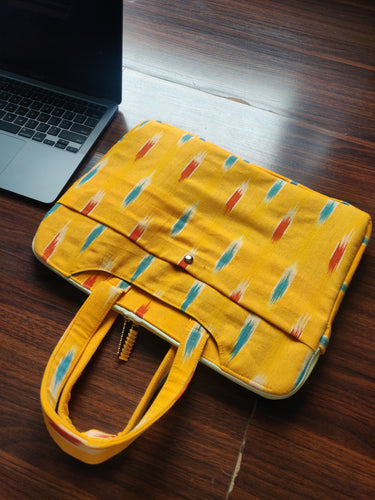 MacBook Sleeve - Ikat Yellow