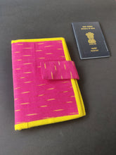 Load image into Gallery viewer, Sooti Passport wallet can hold 2 passports and few frequent flyer / ID Cards.