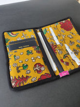 Load image into Gallery viewer, Sooti Passport Wallet For 2 Passports – Jungle Yellow