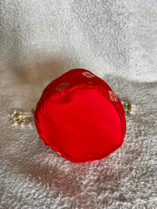 Base of Sooti Potli Bag Red Love for Special Ocassions