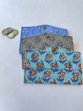 Load image into Gallery viewer, Sooti Bi-fold Wallet - Blue &amp; Grey | Set of 3