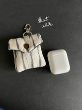 Load image into Gallery viewer, Sooti airpod cover in ikat white