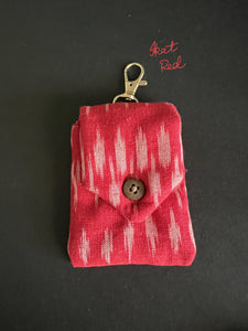 Sooti airpod cover in ikat red
