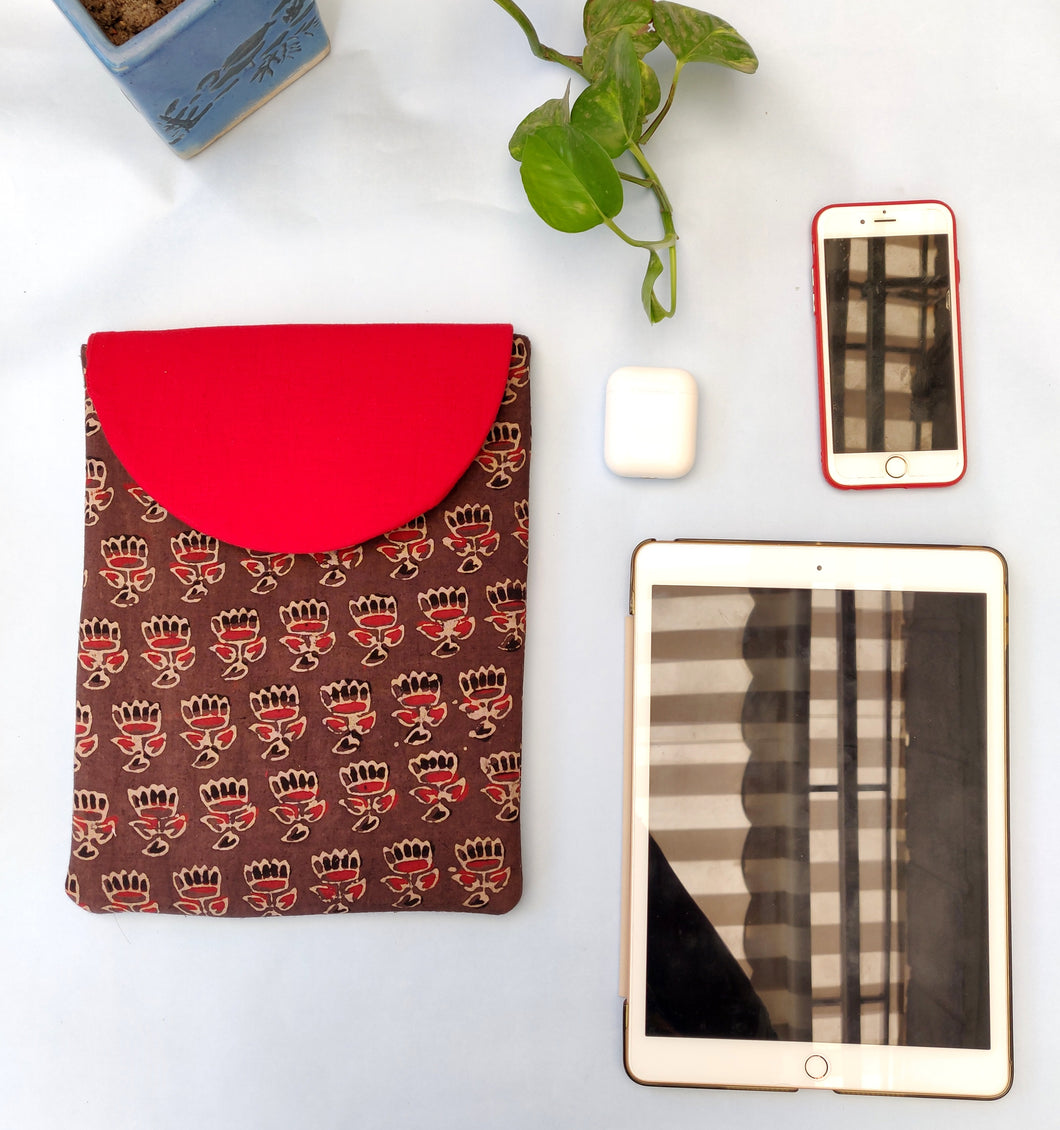 Sooti iPad Sleeve – Ajrakh Brown